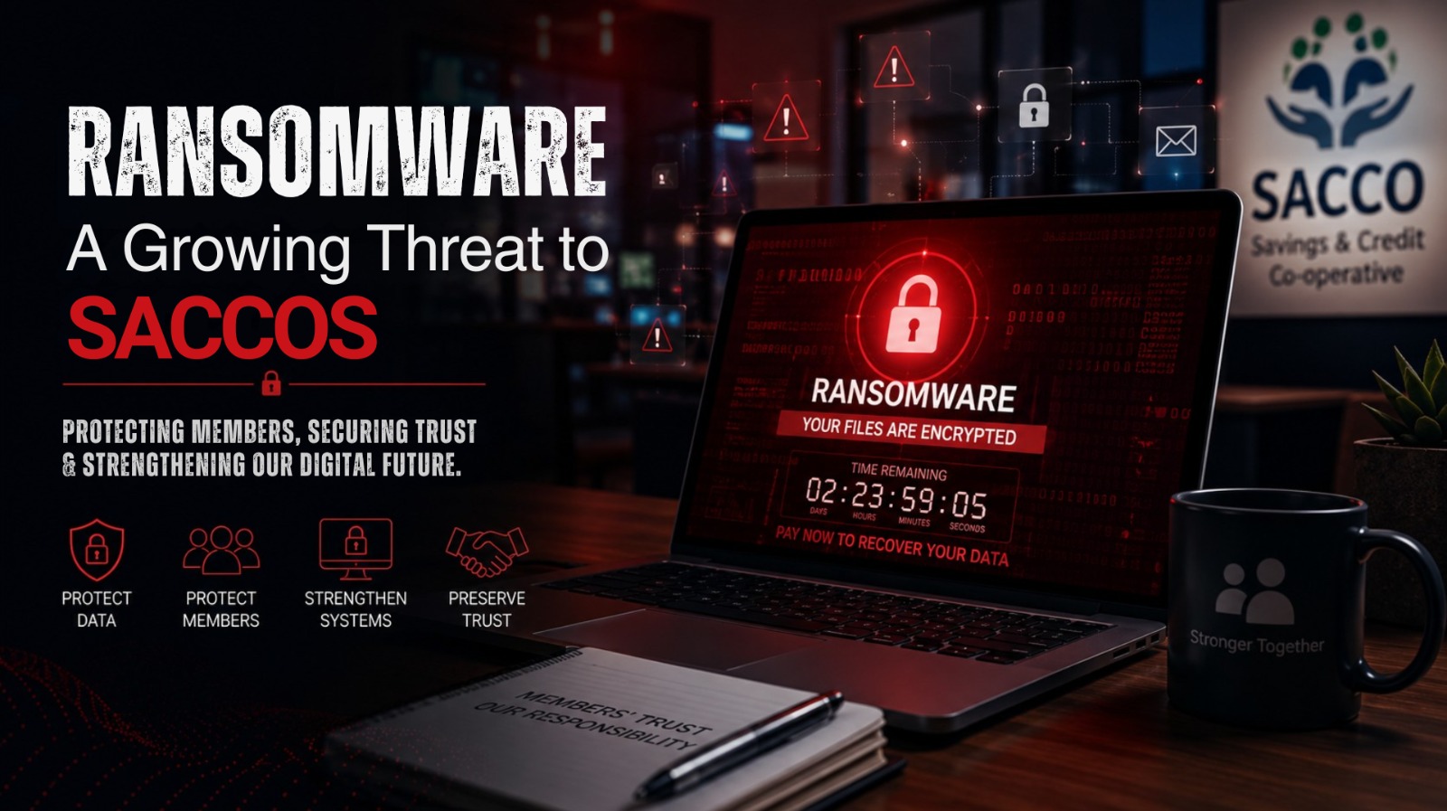 Ransomware and the SACCO: Closing the Gap Between Assumed and Verified Security